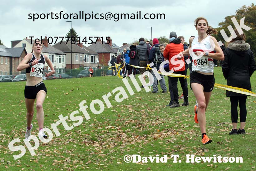 Senior womens Northern Cross Country Relays, Graves Park, Sheffield. Photo: David T. Hewitson/Sports for All Pics